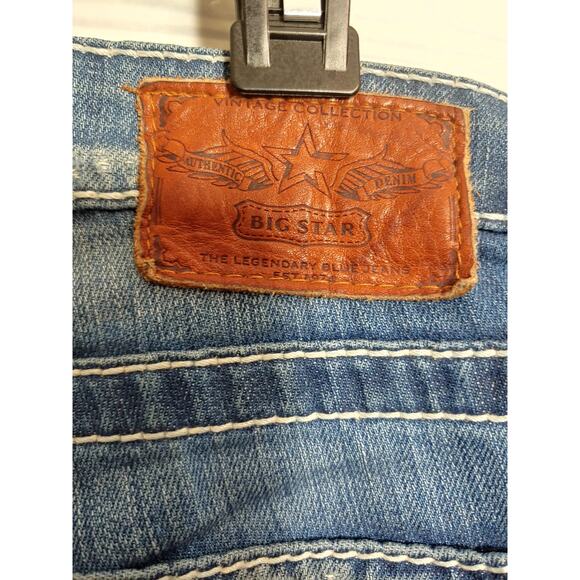 Womens  Distressed Big Star Liv Denim Capri size 29 - Picture 4 of 5